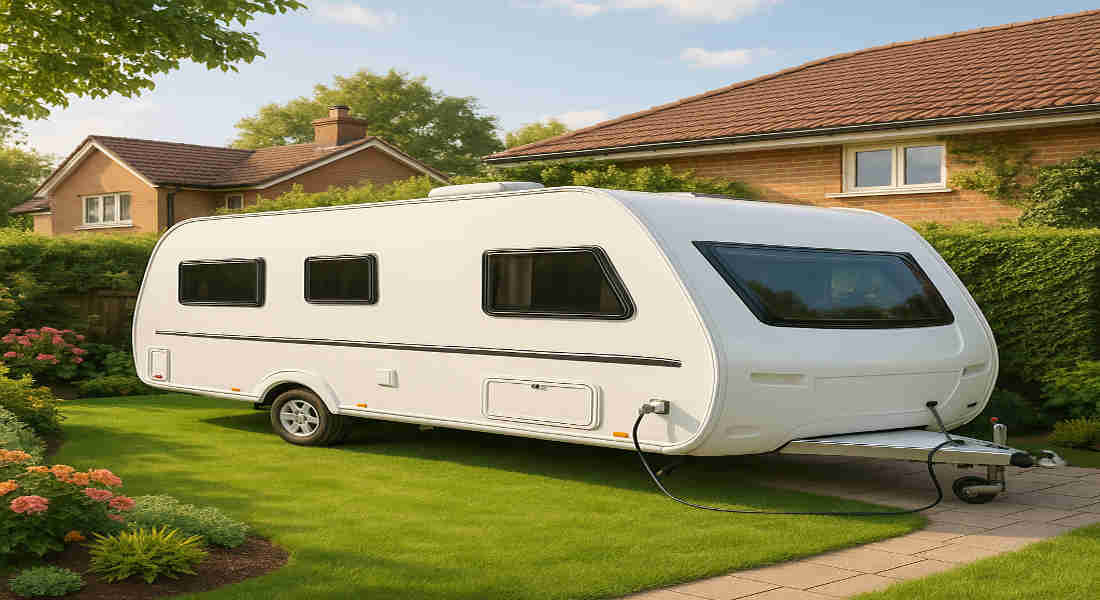 can i live in a caravan in my home back garden