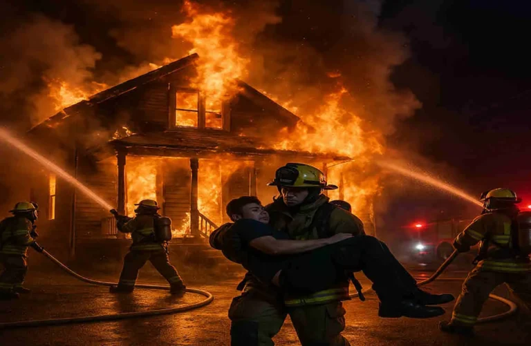 fireman house saved life