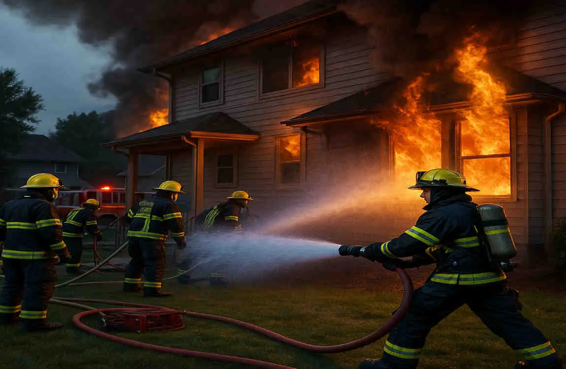 fireman house saved life