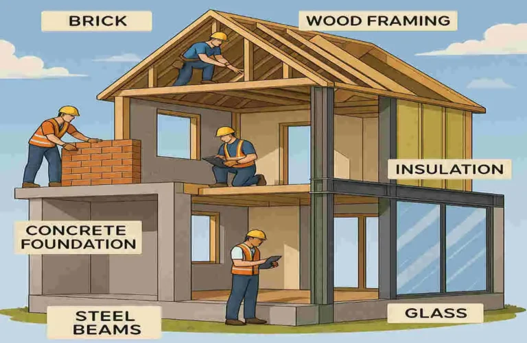 materials for building a house