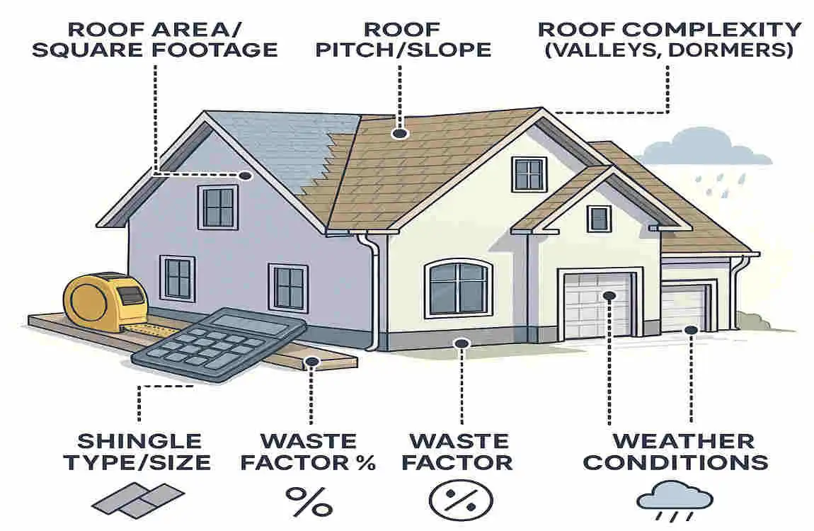How Many Shingles Does a 1884 Sq Ft House Roof Need?