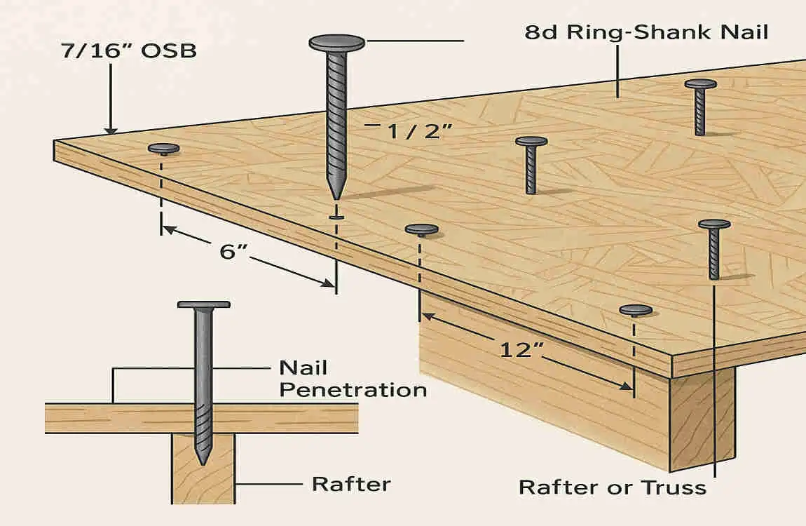Best Nail Size for 7/16 OSB Roof Sheathing: A Homeowner’s Guide to Secure Roofing