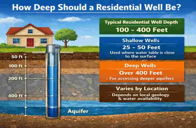 How Deep Should a Residential Well Be? Essential Guide for Homeowners How Deep Should a Residential Well Be