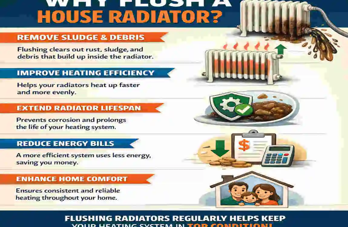 How to Flush a House Radiator with a Garden Hose