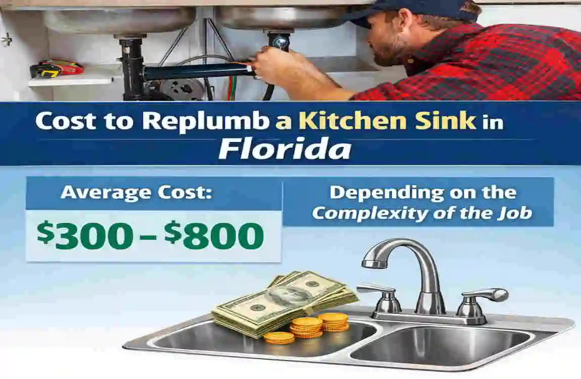 Florida Kitchen Sink Replumbing Costs
