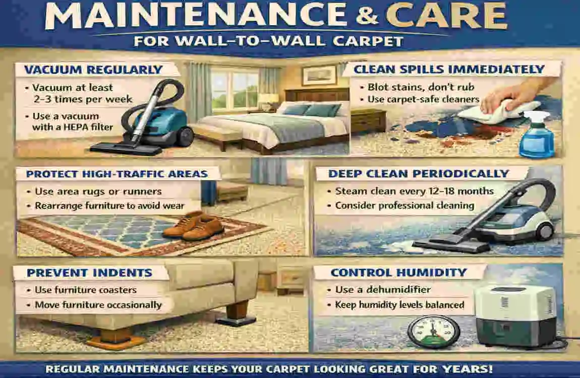 Wall-to-Wall Carpet Bedroom