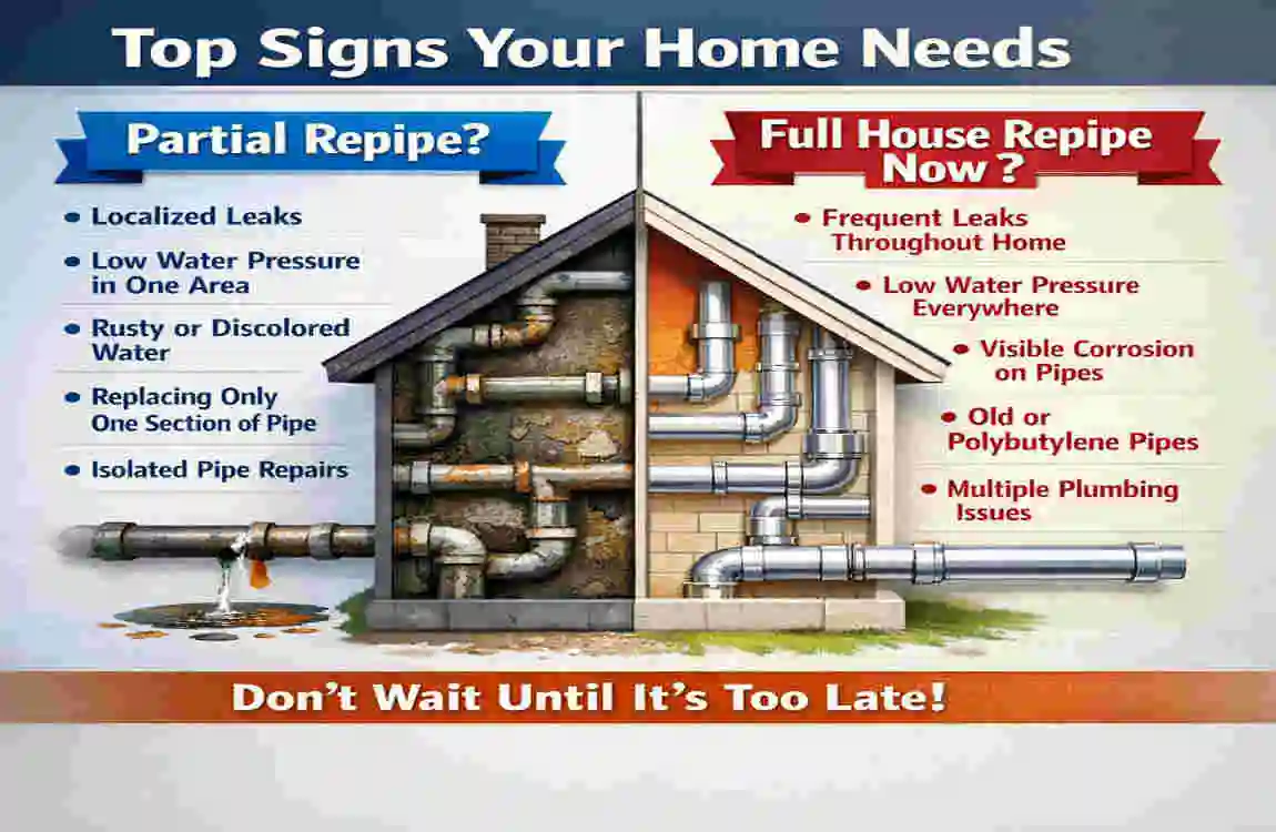Partial Repipe vs. Full House Repipe