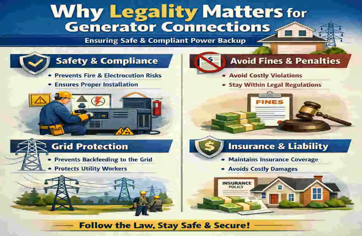 How to Legally Connect a Generator to Your Home