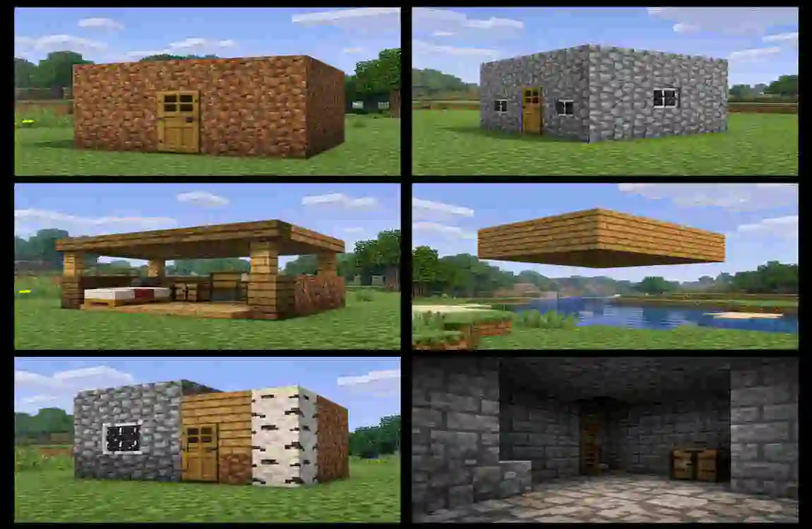 how to build a house in minecraft