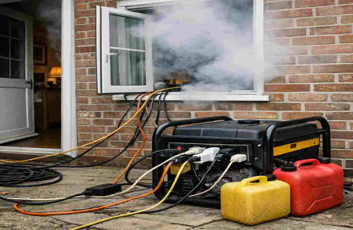 how to use a generator to power your house uk