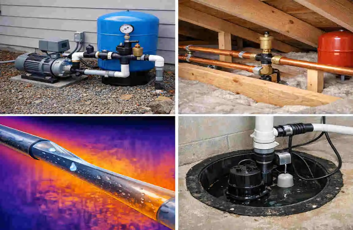 how to remove air from water pipes in house