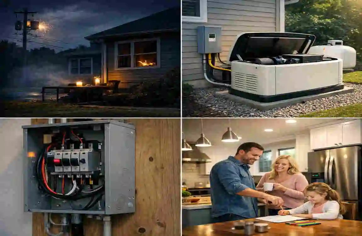 how to use a generator to power your house uk