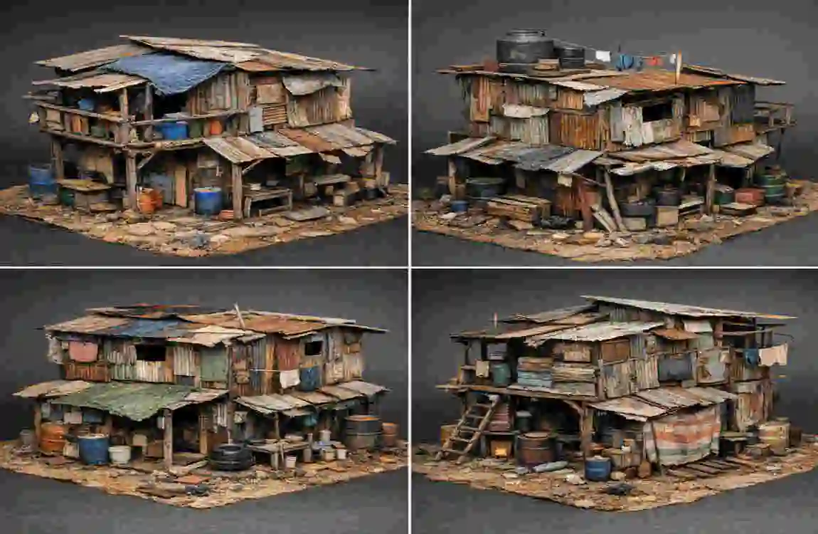 how-to-make-a-shanty-house-model