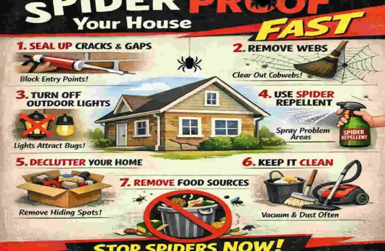 how to spider proof your house