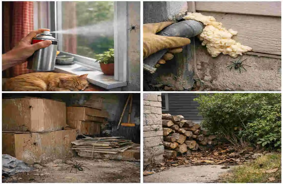 how to spider proof your house