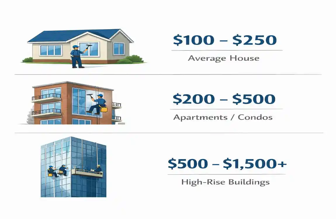 how much does exterior window cleaning cost