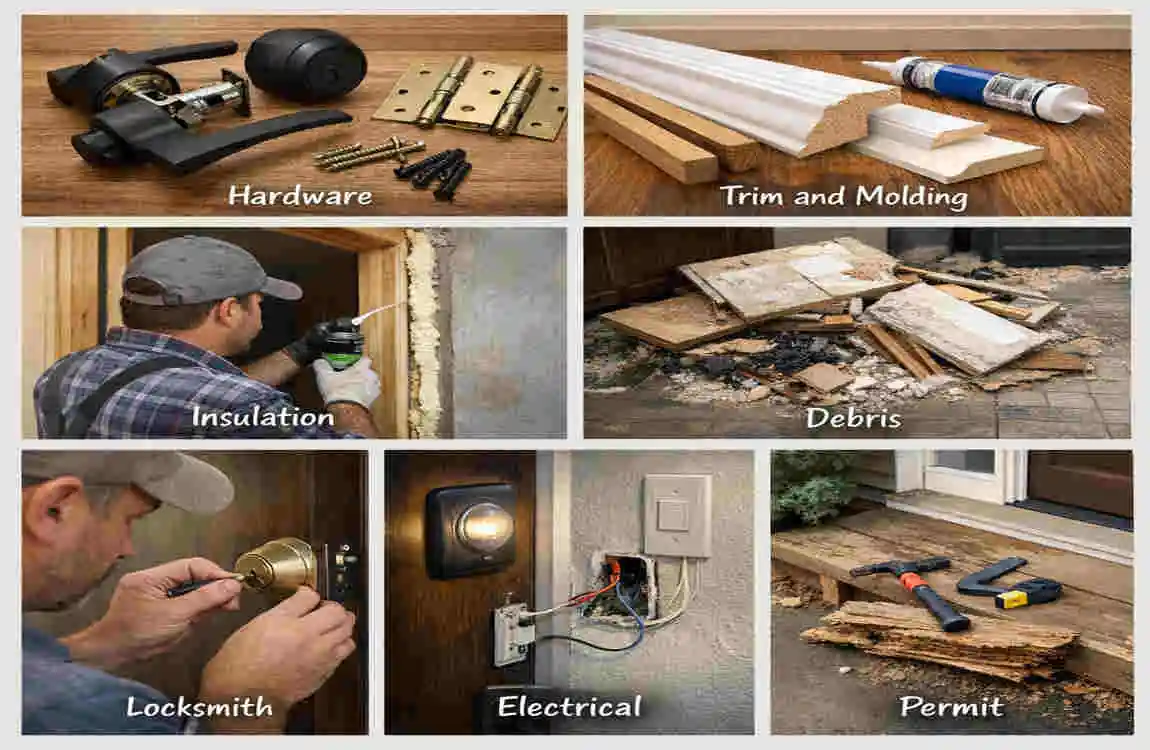 how much does it cost to install exterior door
