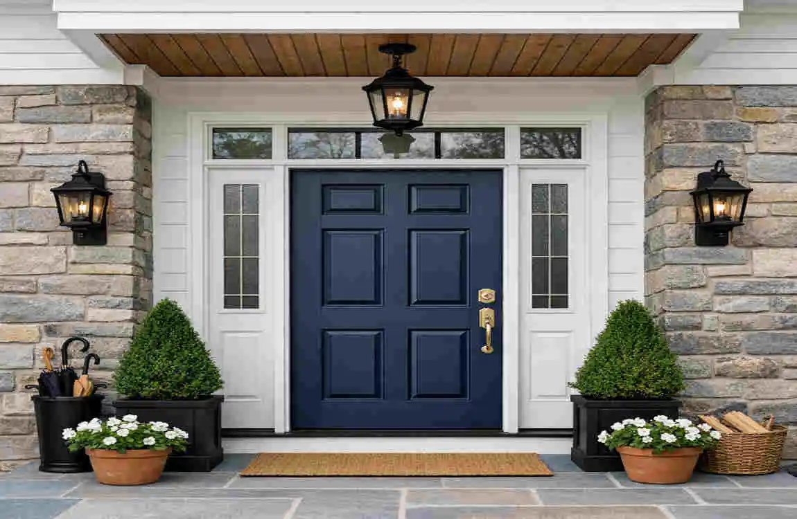how to hang an exterior door