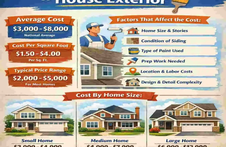 how much to paint exterior of house