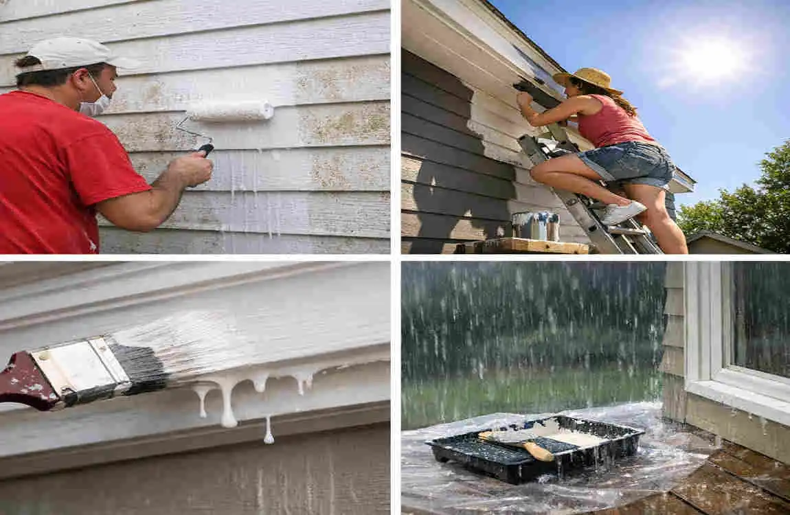 when to paint exterior of house