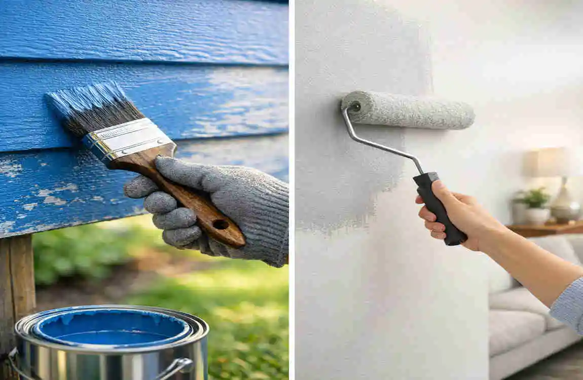 can you use exterior paint inside