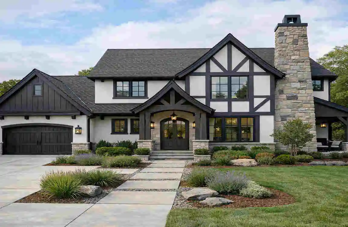 how to update a tudor style home exterior
