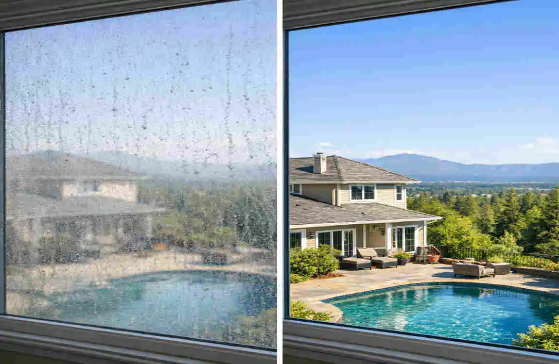 how to clean exterior windows
