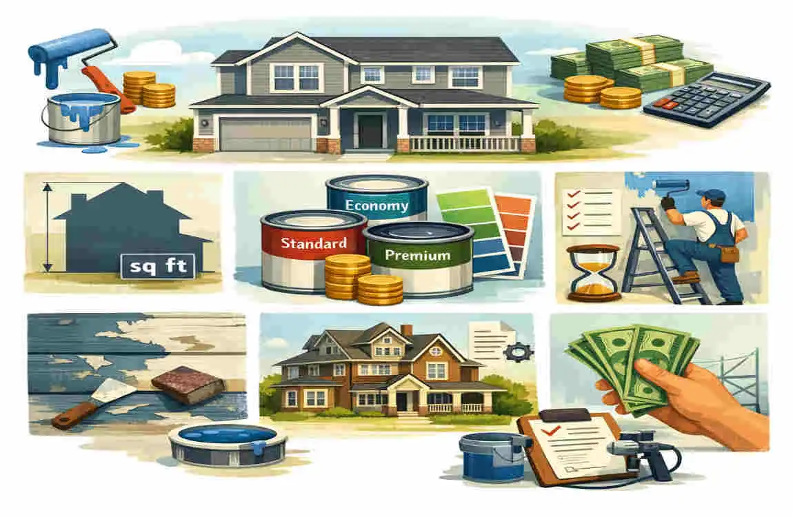 how much to paint exterior of house