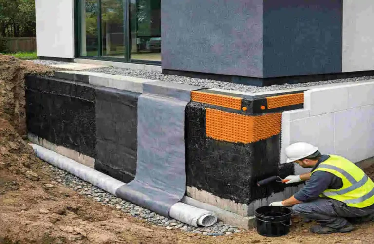 how to waterproof exterior wall