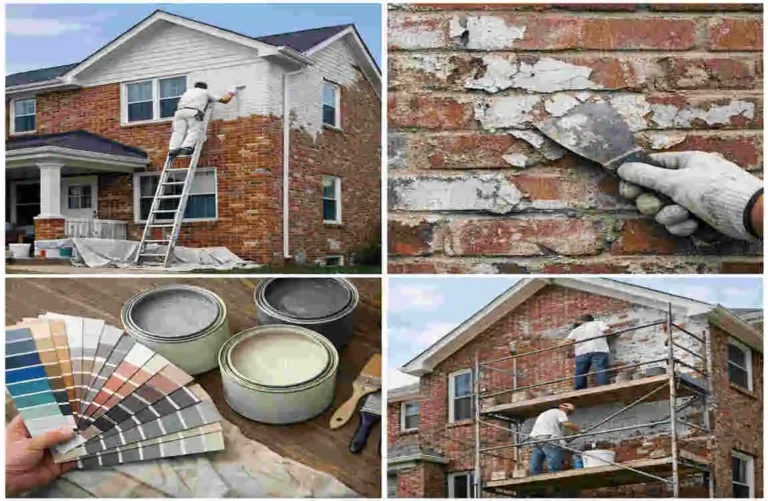 Brick House Exterior Painting Cost Explained how much does it cost to paint exterior brick