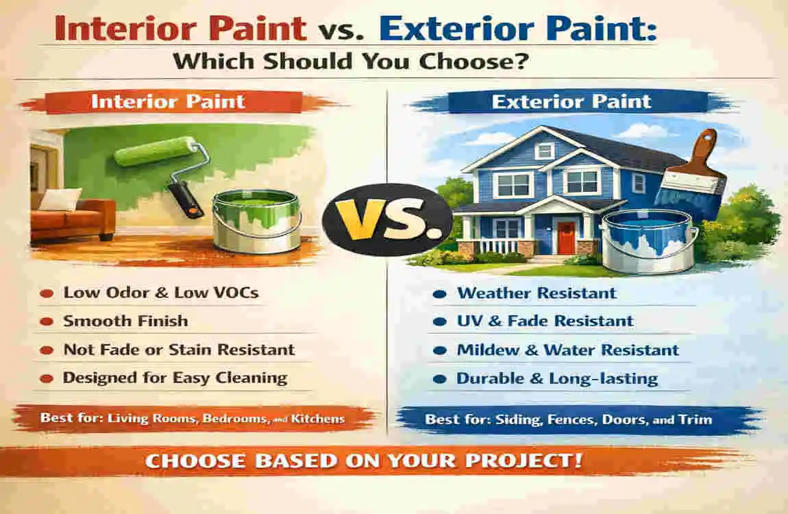 can i use exterior paint indoors
