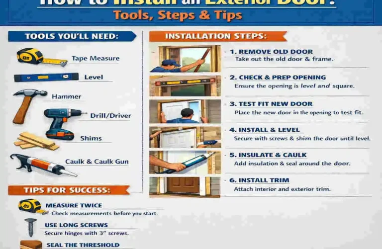 How to Install an Exterior Door: Tools, Steps & Tips how to install exterior door