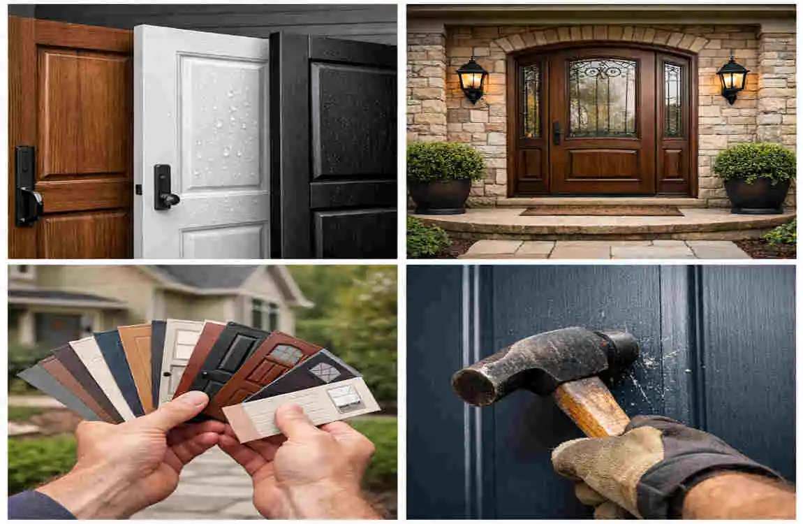 how to replace an exterior door for house