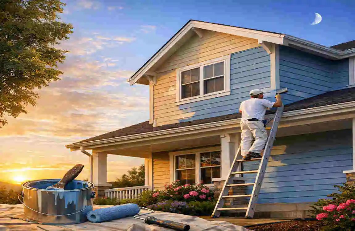 when is best time to paint exterior of a house