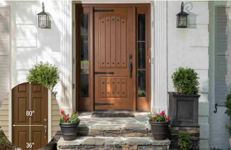 what is the size of a standard exterior door