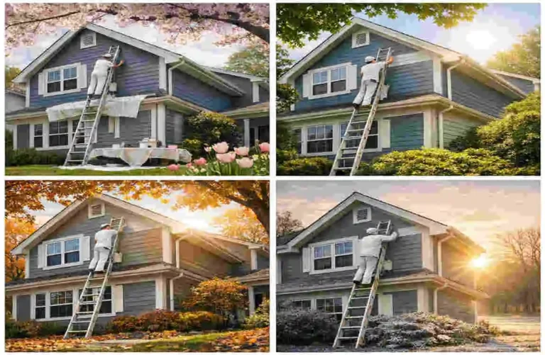 when to paint exterior of house