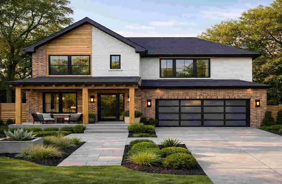 how to update exterior brick