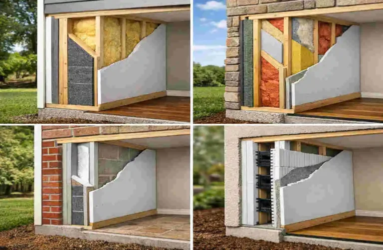 how thick are exterior walls on a house