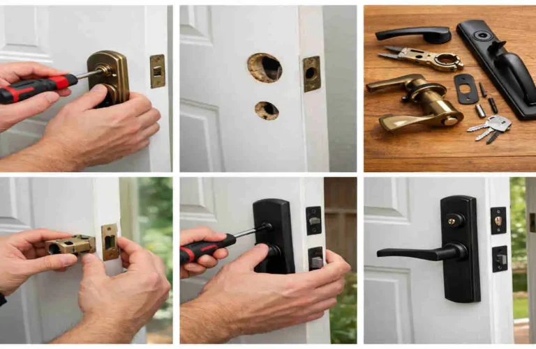 How to Replace an Exterior Door Handle: