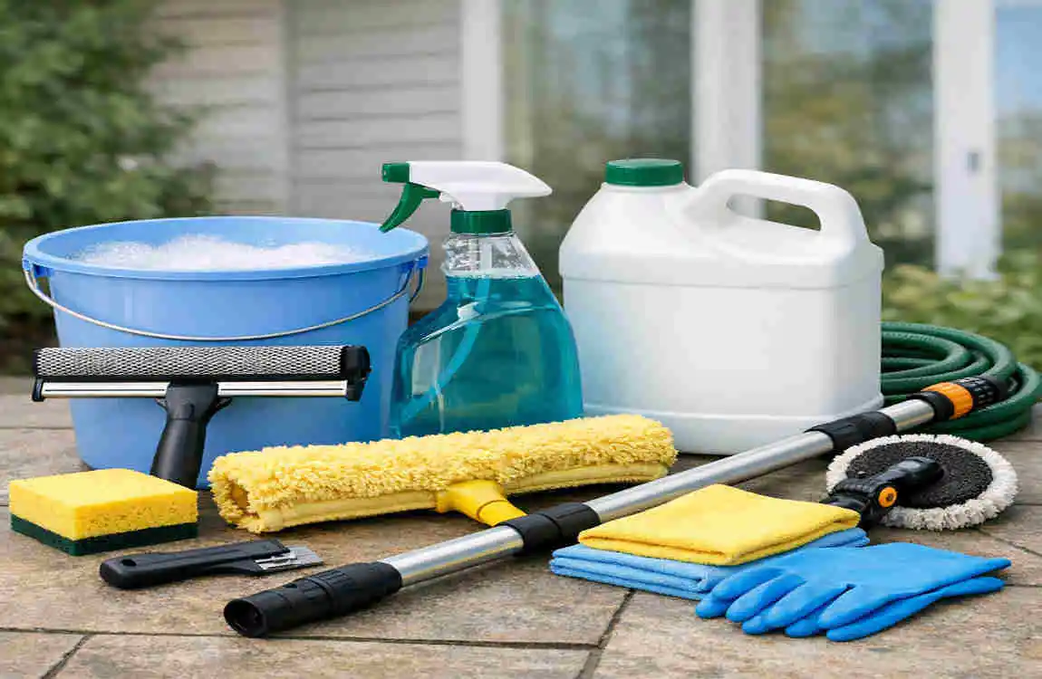 what to use to clean exterior windows