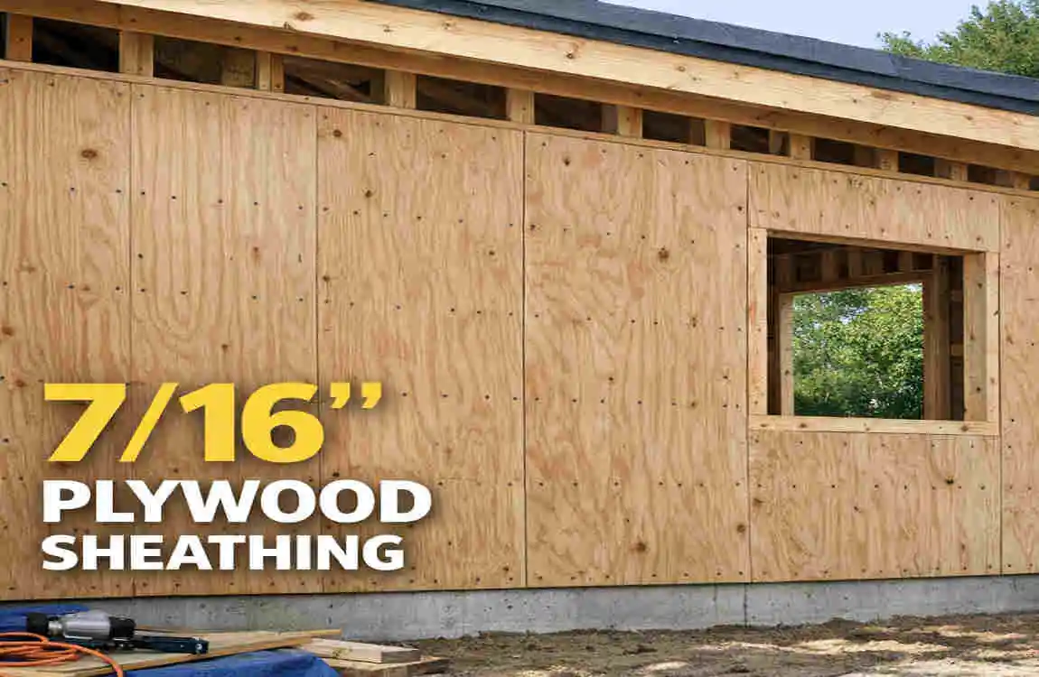 what thickness plywood for exterior walls