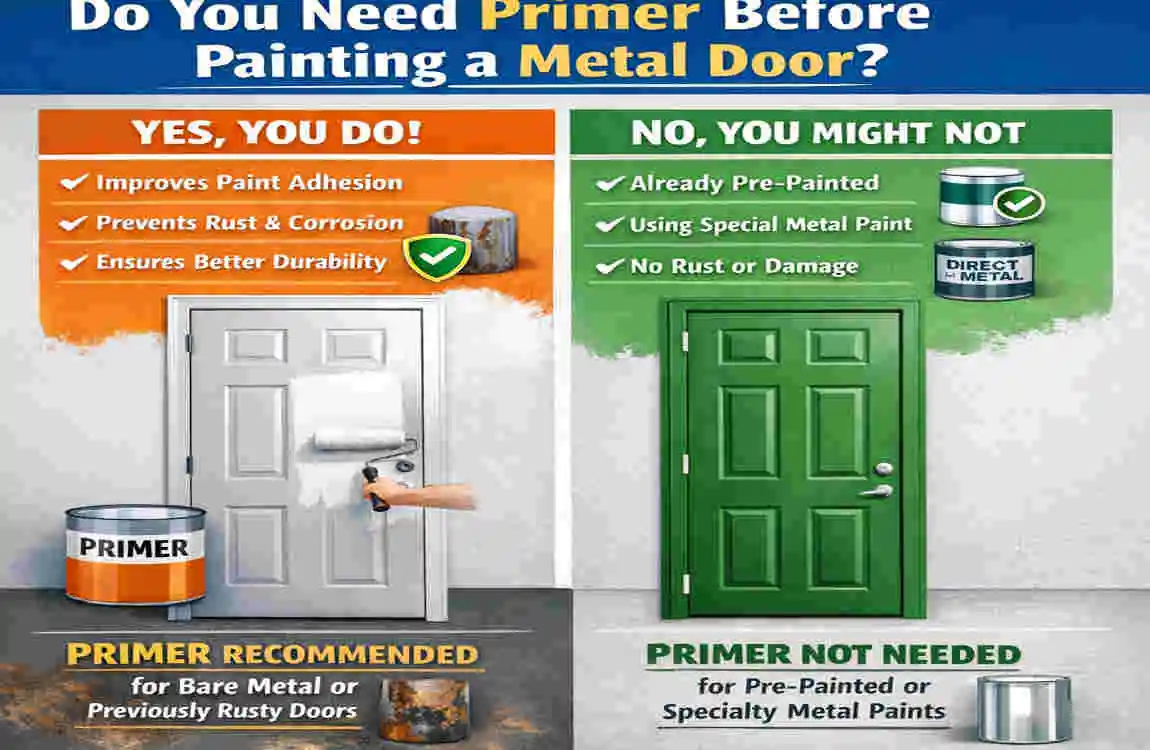 what type of paint to use on exterior metal door