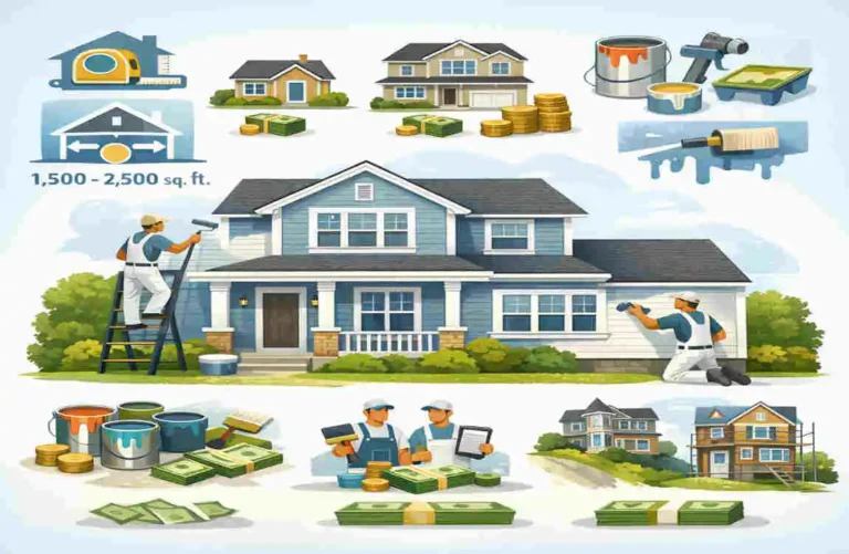 what is the average cost to paint a house exterior