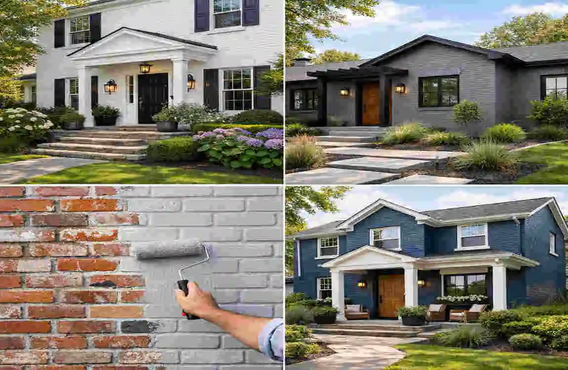 is painting exterior brick a good idea