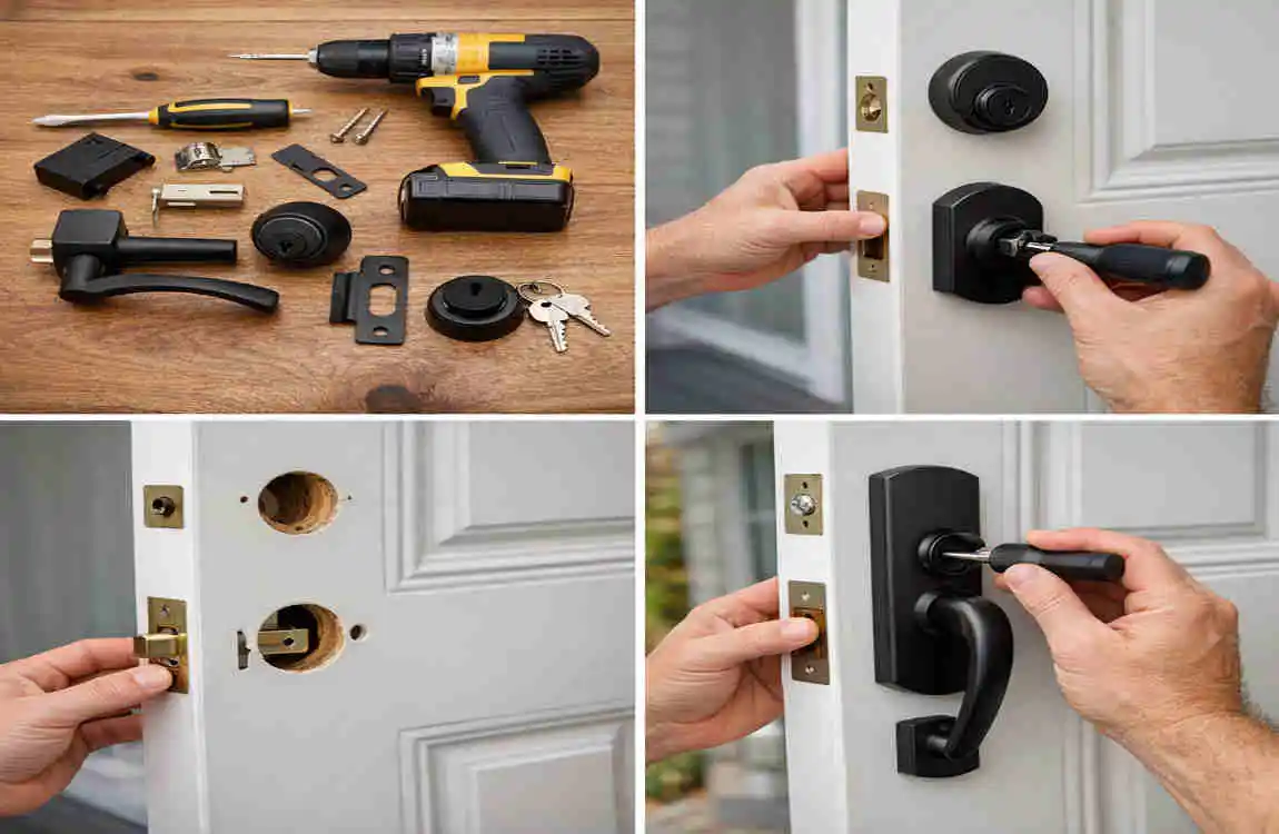 How to Replace an Exterior Door Handle: