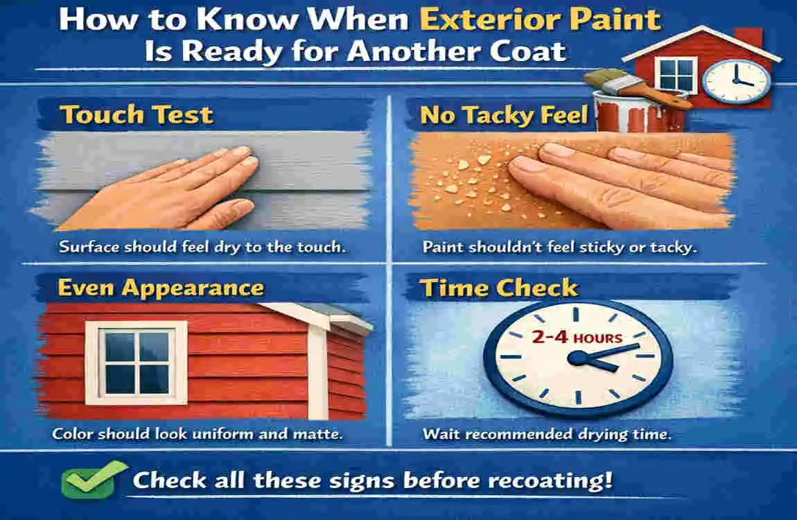 How Long Between Coats of Exterior Paint?