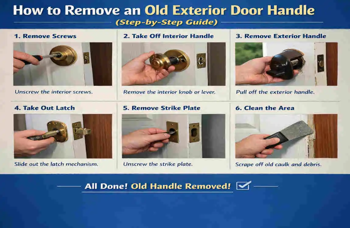 How to Replace an Exterior Door Handle: