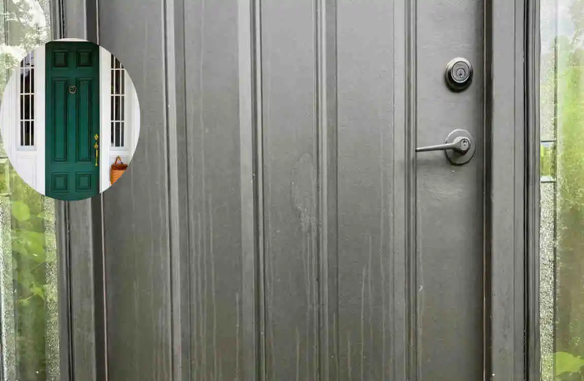 how to paint a steel exterior door