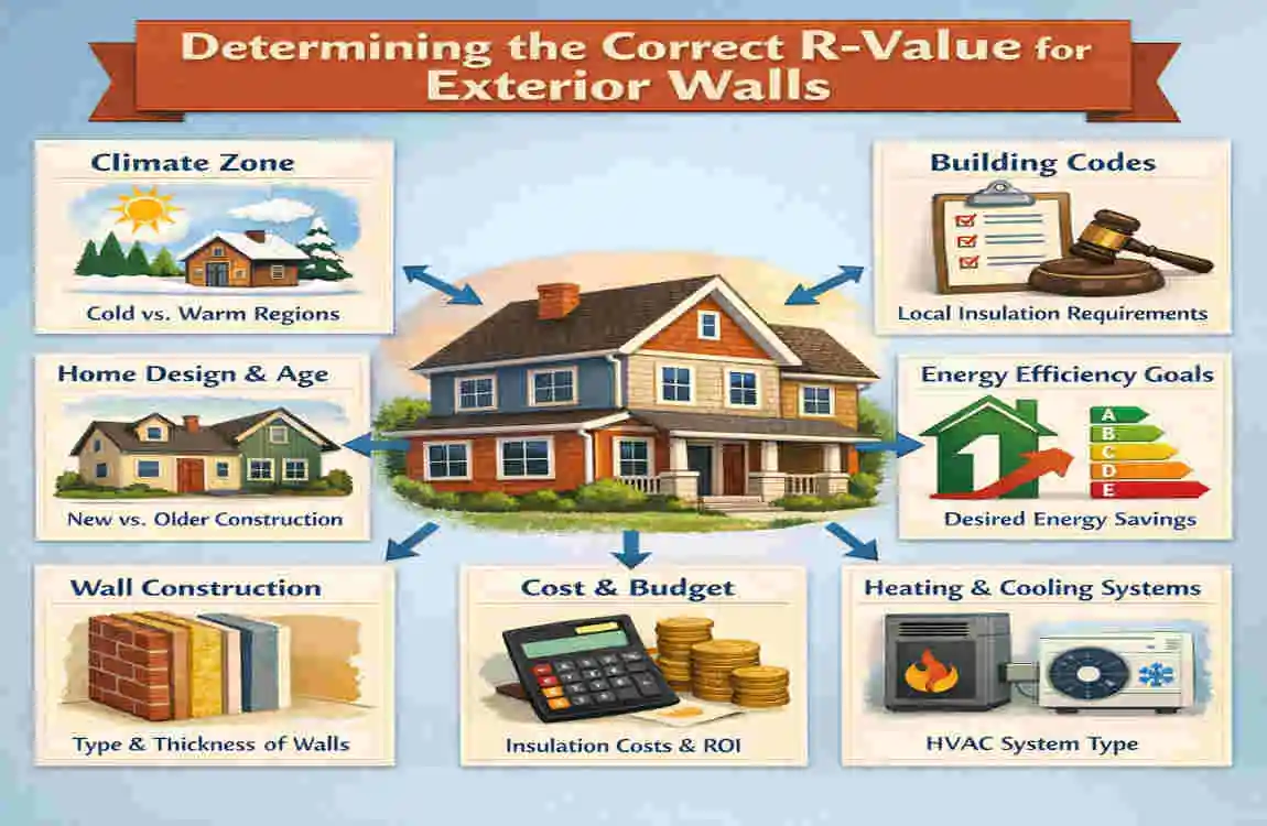 what r value insulation for exterior walls