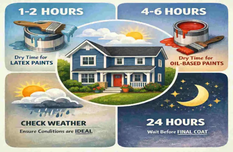 How Long Between Coats of Exterior Paint?